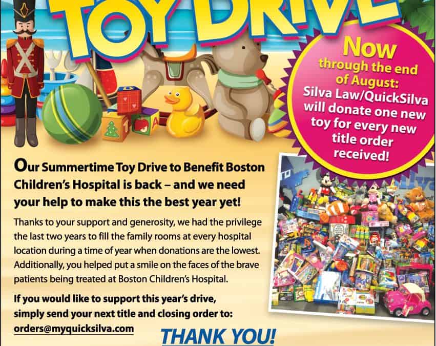 Summertime Toy Drive Flyer