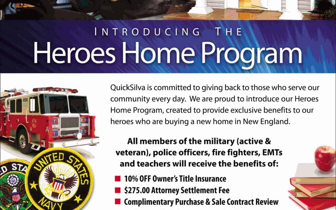 Heroes Home Program flyer